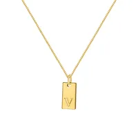 Ig Style Simple Style Letter Alloy Plating Women's Pendant Necklace sku image 9