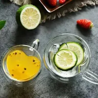Casual Solid Color Borosilicate Glass Mug 1 Piece main image 2