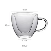 Casual Solid Color Borosilicate Glass Mug 1 Piece sku image 2