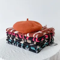 Women's Elegant Lady Geometric Imitation Cashmere Scarf main image 1