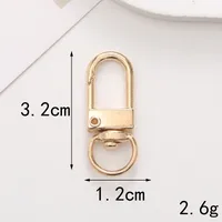 Zinc Alloy Lobster Clasp Keychain Jewelry DIY Handcrafted Accessories sku image 6