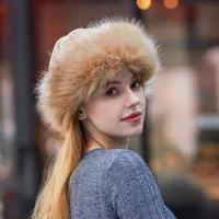 Women's Simple Style Solid Color Eaveless Bucket Hat main image 2