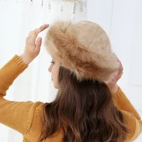 Women's Simple Style Solid Color Eaveless Bucket Hat main image 5
