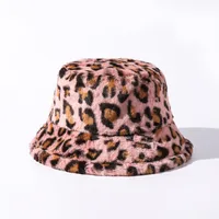 Unisex Streetwear Leopard Flat Eaves Bucket Hat sku image 3