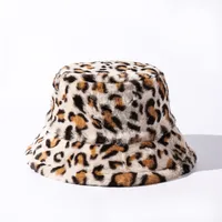 Unisex Streetwear Leopard Flat Eaves Bucket Hat sku image 2
