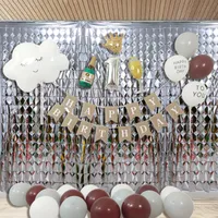 Christmas Simple Style Solid Color Pet Party Festival Door Curtain main image 4
