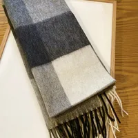 Women's Vintage Style Sweet Simple Style Stripe Plaid Artificial Wool Scarf sku image 10