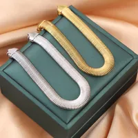 Hip-hop Retro Solid Color Stainless Steel Bracelets main image 1