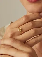 Casual Simple Style Solid Color Sterling Silver Inlay Zircon Rings main image 9