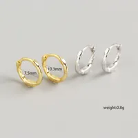 925 Sterling Silver No Inlaid Geometric Earrings main image 2