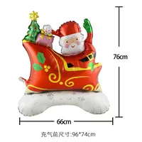 Christmas Christmas Tree Santa Claus Snowman Aluminum Film Party Balloon sku image 54