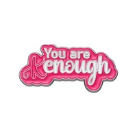 Casual Elegant Simple Style Letter Heart Shape Alloy Stoving Varnish Unisex Brooches sku image 8