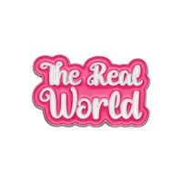 Casual Elegant Simple Style Letter Heart Shape Alloy Stoving Varnish Unisex Brooches sku image 10