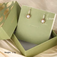 1 Pair Cute Xuping Pastoral Sunflower Plating Inlay Copper Alloy Artificial Gemstones 18k Gold Plated Drop Earrings main image 4