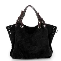 Women's Canvas Solid Color Vintage Style Square Zipper Handbag sku image 2