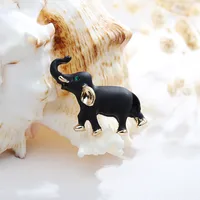Vintage Style Elephant Alloy Plating Unisex Brooches main image 1