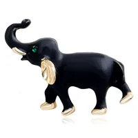 Vintage Style Elephant Alloy Plating Unisex Brooches sku image 1