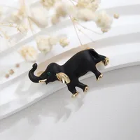 Vintage Style Elephant Alloy Plating Unisex Brooches main image 5