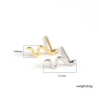 925 Sterling Silver Gem Animal Earrings Ear Studs main image 1