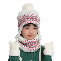 Kid's Cute Stripe Wool Cap main image 2