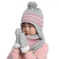Kid's Cute Stripe Wool Cap main image 3