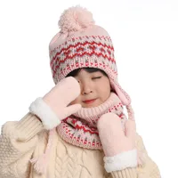 Kid's Cute Stripe Wool Cap main image 1