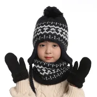 Kid's Cute Stripe Wool Cap sku image 4