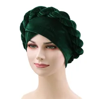 Women's Retro Bohemian Braid Eaveless Tam-o'-shanter sku image 2
