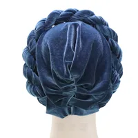 Women's Retro Bohemian Braid Eaveless Tam-o'-shanter main image 4