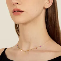 Simple Style Classic Style Color Block Copper Inlay Zircon Bracelets Necklace main image 3