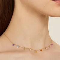 Simple Style Classic Style Color Block Copper Inlay Zircon Bracelets Necklace main image 1