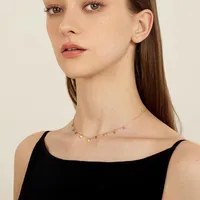 Simple Style Classic Style Color Block Copper Inlay Zircon Bracelets Necklace main image 5