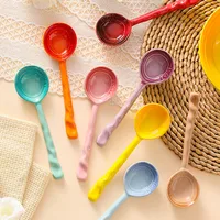 Casual Solid Color Ceramics Spoon 1 Piece main image 3