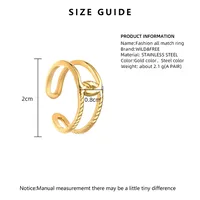 Wholesale Jewelry Simple Style Geometric 304 Stainless Steel No Inlaid 18K Gold Plated Plating sku image 14