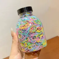 Cute Sweet Solid Color Plastic Rubber Band sku image 9