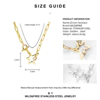Wholesale Jewelry Fashion Geometric 304 Stainless Steel 18K Gold Plated Plating Necklace main image 1