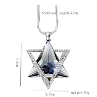 Simple Style Solid Color Alloy Copper Inlay Glass Women's Sweater Chain main image 9