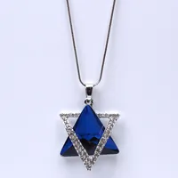 Simple Style Solid Color Alloy Copper Inlay Glass Women's Sweater Chain main image 4