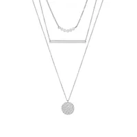 Stainless Steel 14K Gold Plated Fashion Plating Geometric Necklace sku image 1