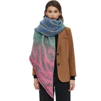 Women's Elegant Basic Color Block Polyester Scarf main image 2