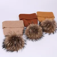 Women's Basic Simple Style Solid Color Pom Poms Eaveless Wool Cap main image 4