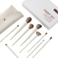 Classic Style Artificial Fiber Plastic Plastic Handle Makeup Brushes 1 Set main image 3