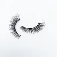 Lady Solid Color Chemical Fiber False Eyelashes 1 Set main image 2