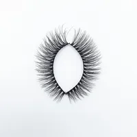 Lady Solid Color Chemical Fiber False Eyelashes 1 Set main image 3