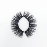 Lady Solid Color Chemical Fiber False Eyelashes 1 Set main image 4