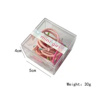 Cartoon Style Color Block Cloth Hair Tie main image 1