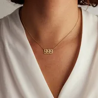 Wholesale Simple Style Letter Stainless Steel Plating 18k Gold Plated Pendant Necklace main image 2