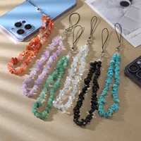 Lady Streetwear Irregular Natural Stone Mobile Phone Chain main image 1