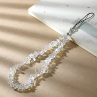 Lady Streetwear Irregular Natural Stone Mobile Phone Chain sku image 2