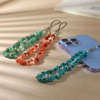 Lady Streetwear Irregular Natural Stone Mobile Phone Chain main image 3